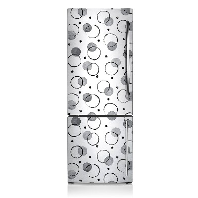 Magnetische bedrukte mat Inkjetcirkels