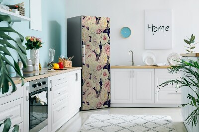 Magnetische bedrukte mat Witte rozen