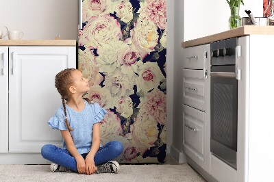 Magnetische bedrukte mat Witte rozen