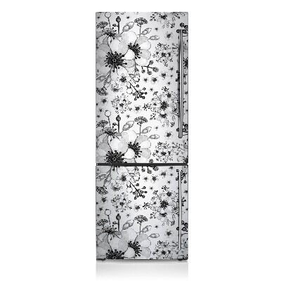 Koelkast magneet Zwart -wit patroon