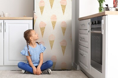 Koelkast magneet Roze ijs