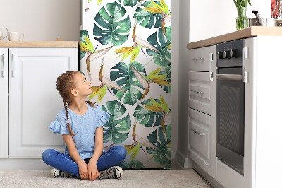 Magnetische bedrukte mat Exotische bladeren
