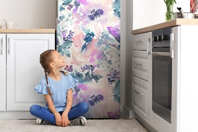 Koelkast magneet Tuin met bloemen