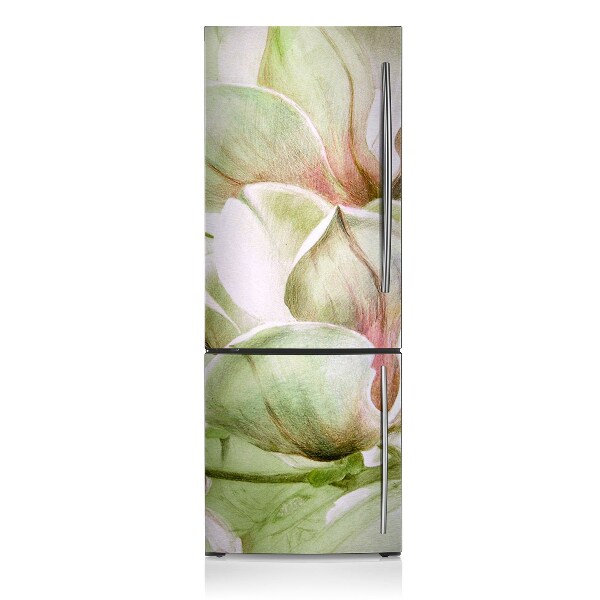 Koelkast magneet Magnolia -bloemen