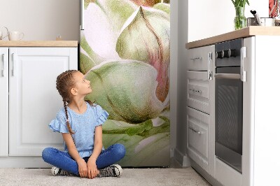 Koelkast magneet Magnolia -bloemen