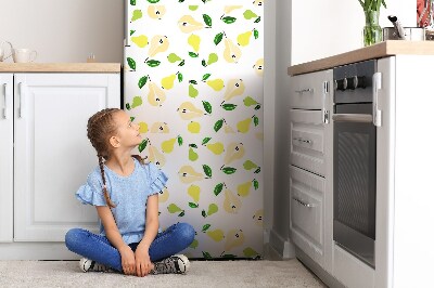 Magnetische bedrukte mat Gele peer