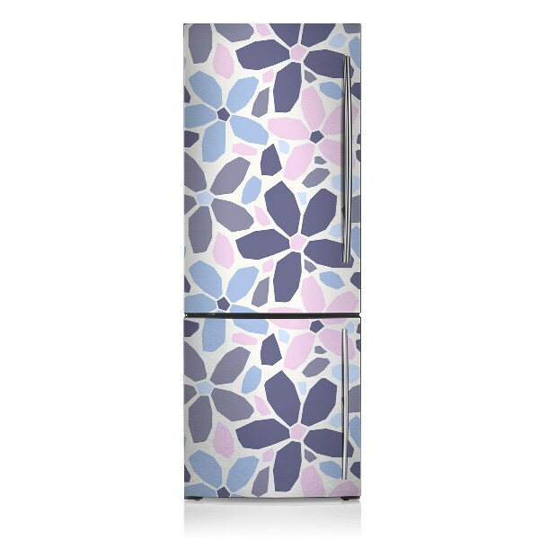 Magnetische bedrukte mat Bloemengeometrie