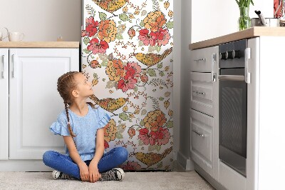 Koelkast magneet Vogeldecoratie