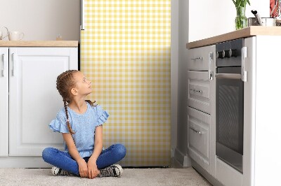 Magnetische bedrukte mat Geel schaakbord
