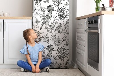 Koelkast magneet Geschetste vogels