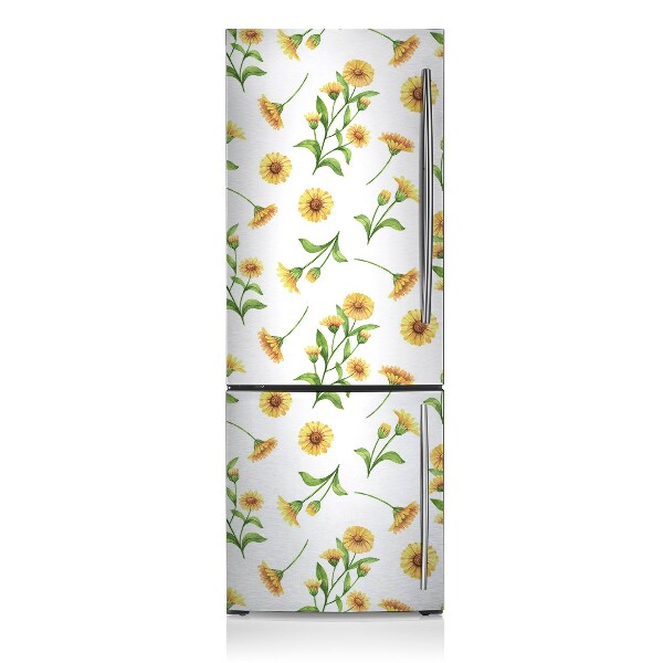 Magnetische bedrukte mat Zonnebloemen