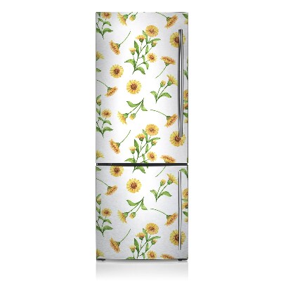 Magnetische bedrukte mat Zonnebloemen