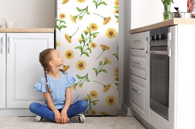 Magnetische bedrukte mat Zonnebloemen