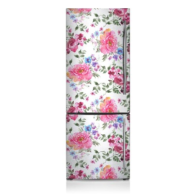 Koelkast magneet Roze aquarel