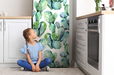 Koelkast magneet Cactus waterverf