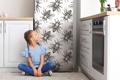 Koelkast magneet Bijenpatroon