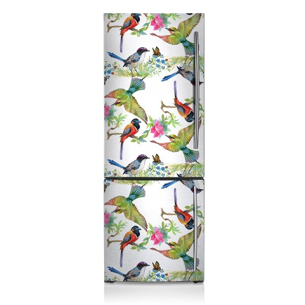 Magnetische bedrukte mat Kleurrijke vogels