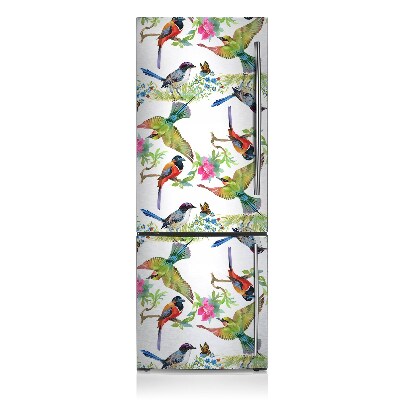 Magnetische bedrukte mat Kleurrijke vogels