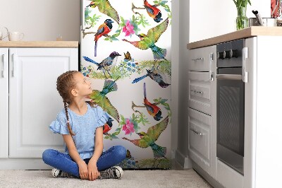 Magnetische bedrukte mat Kleurrijke vogels