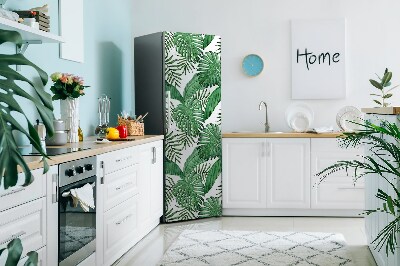 Magnetische bedrukte mat Exotische groene bladeren