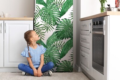 Magnetische bedrukte mat Exotische groene bladeren