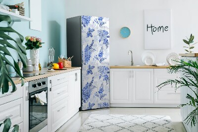 Koelkast magneet Blauwe hortensia