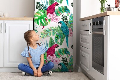 Koelkast magneet Papegaai muurschildering