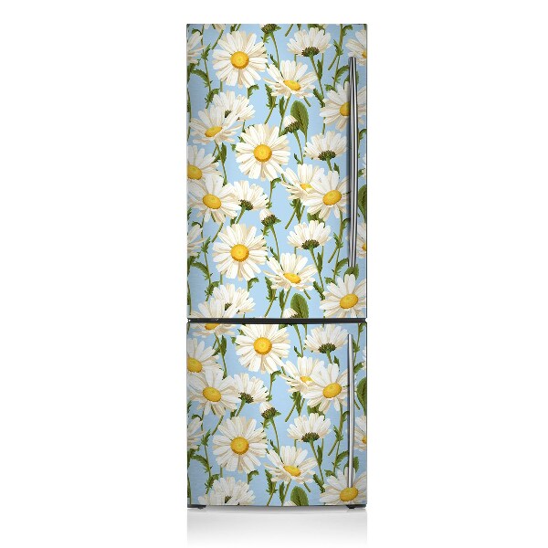 Magnetische bedrukte mat Kamille bloemen