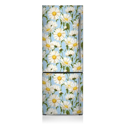 Magnetische bedrukte mat Kamille bloemen
