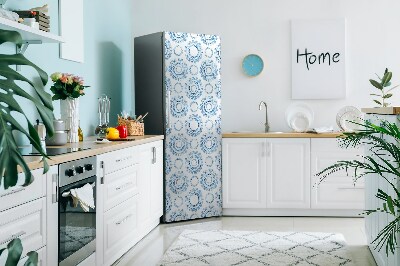 Magnetische bedrukte mat Blauwe wielen