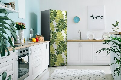 Magnetische bedrukte mat Groene varenblaadjes