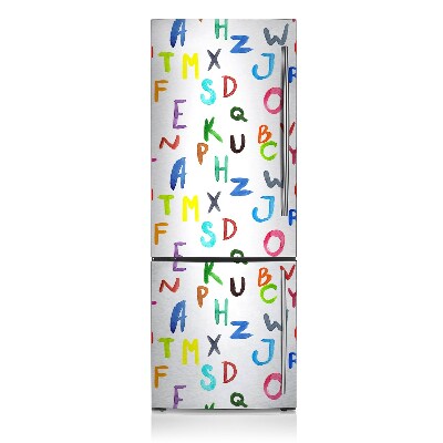 Magnetische bedrukte mat Kleurrijke letters