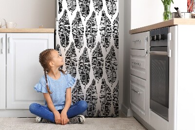 Magnetische bedrukte mat Ontwerpen in bladeren