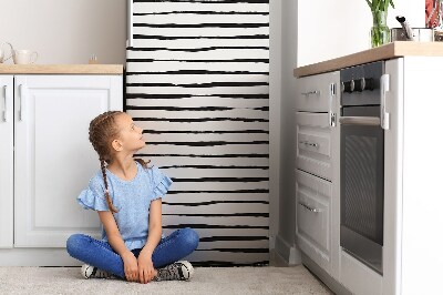 Koelkast magneet Zwarte lijnen