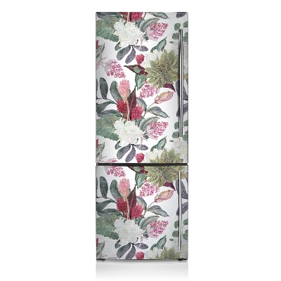 Magnetische bedrukte mat Kleurrijke bloemen