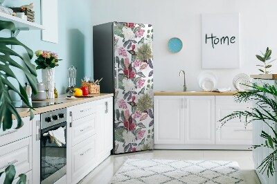 Magnetische bedrukte mat Kleurrijke bloemen
