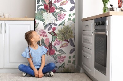 Magnetische bedrukte mat Kleurrijke bloemen