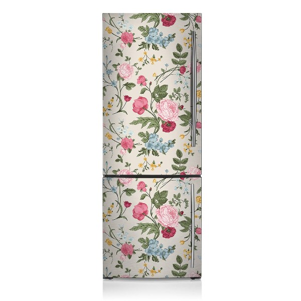Koelkast magneet Kleurrijke bloemen