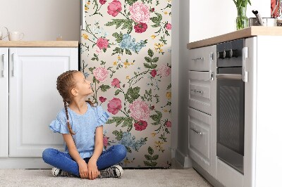 Koelkast magneet Kleurrijke bloemen