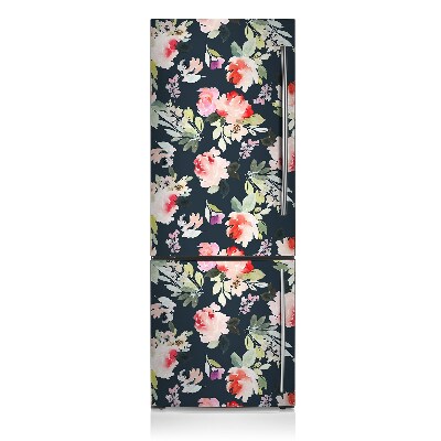 Koelkast magneet Geschilderde bloemen