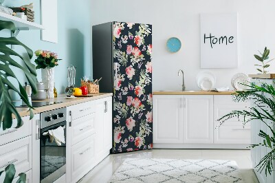 Koelkast magneet Geschilderde bloemen