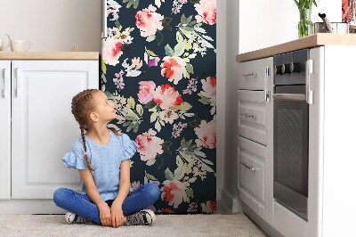 Koelkast magneet Geschilderde bloemen