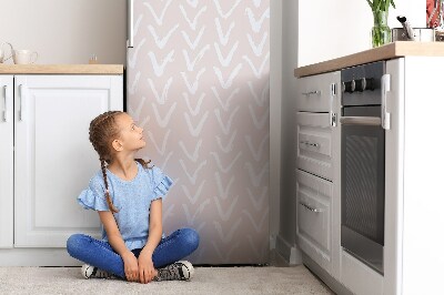 Magnetische bedrukte mat V lichtroze