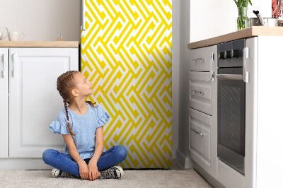 Magnetische bedrukte mat Gele riem