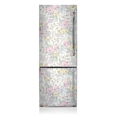 Koelkast magneet Kleurrijke bloemen