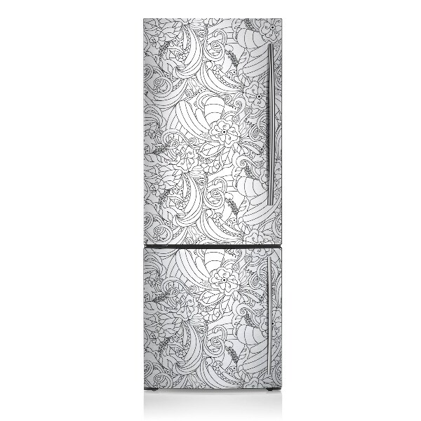 Koelkast magneet Doodle -patroon