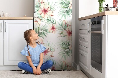 Magnetische bedrukte mat Hawaiiaanse bloemen