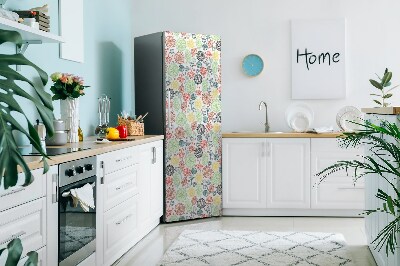 Magnetische bedrukte mat Bloemen en harten