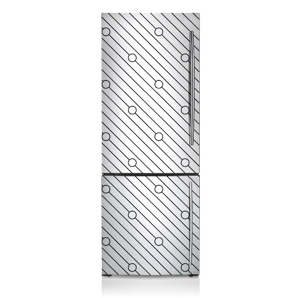 Magnetische bedrukte mat Gestreept patroon