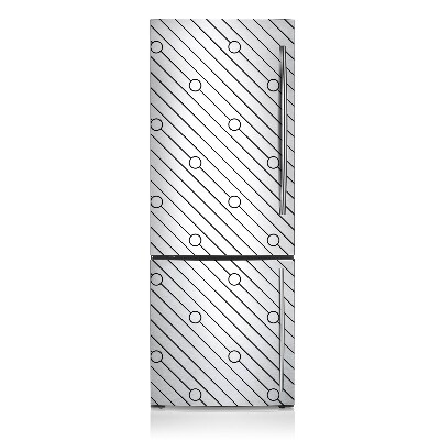 Magnetische bedrukte mat Gestreept patroon